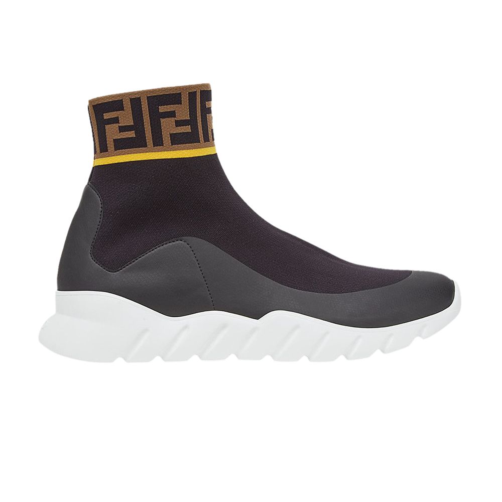 Pre-owned Fendi Tech Fabric High 'forever  - Black' | Men's Size 12