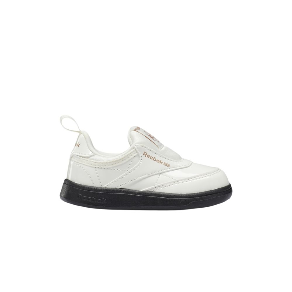 Pre-owned Reebok Cardi B X Club C Slip-on 3 Toddler 'chalk Black' | White | Infant Size 10