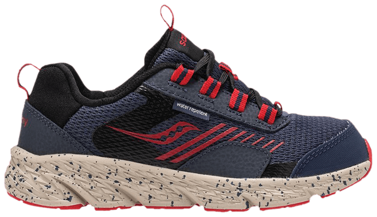 Saucony Wind Shield Kids Navy Red