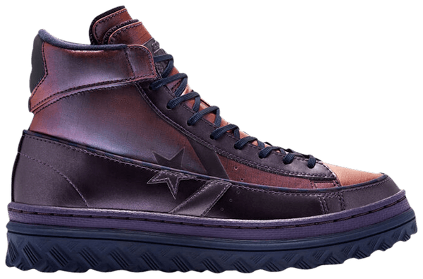 metallic vis pro leather x2 high top