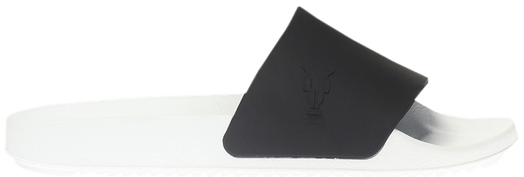 Rick Owens DRKSHDW Rubber Slide Black Milk