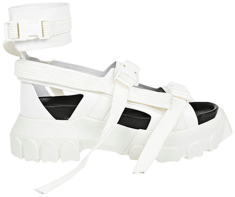 Buy Rick Owens Wmns Hiking Sandal Chalk White RO18S8856 LBOCW 110 GOAT DE