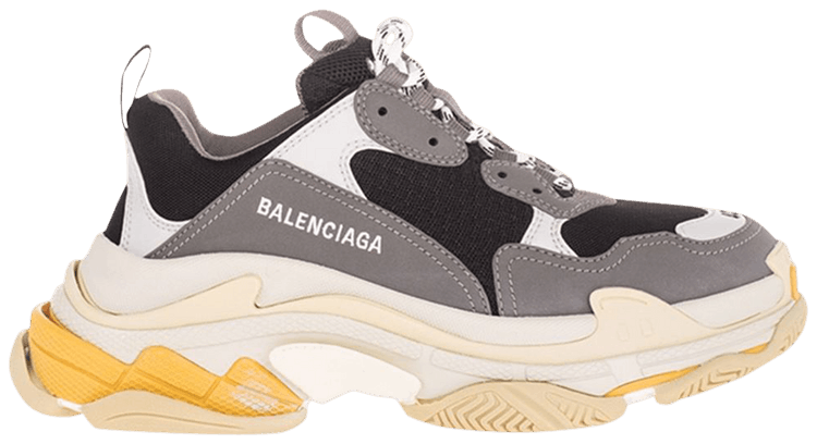 Buy Balenciaga Triple S Sneaker 'Grey Yellow' - 536737 W09OM Buy Balenciaga Triple S Sneaker 'Grey Yellow' - 536737 W09OM