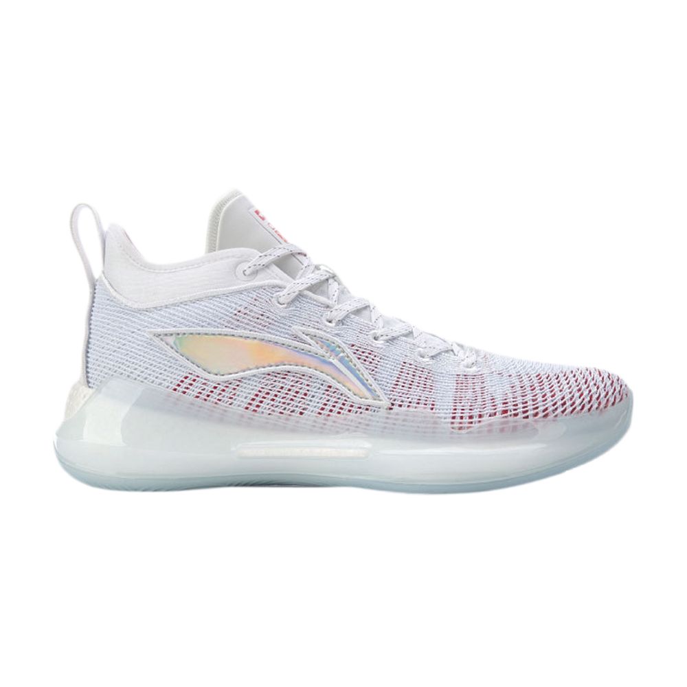 Pre-owned Li-ning Yushuai 13 'white Cinnabar Red'