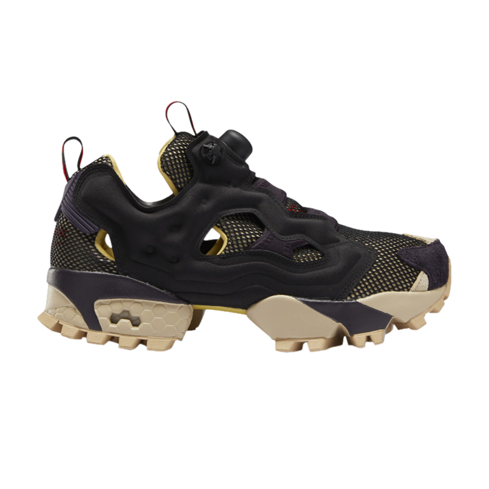 Pre-owned Reebok Instapump Fury Trail 'black Weathered Yellow'