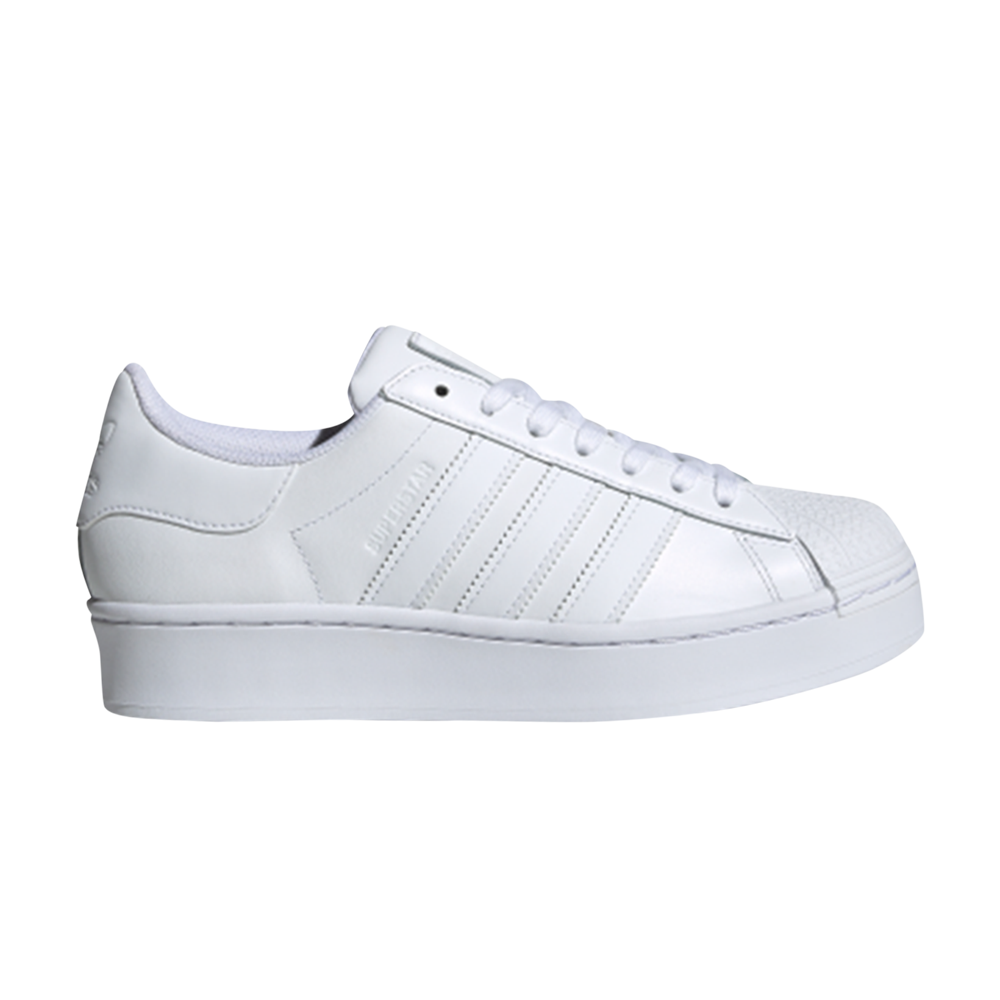 Pre-owned Adidas Originals Wmns Superstar Bold 'triple White'