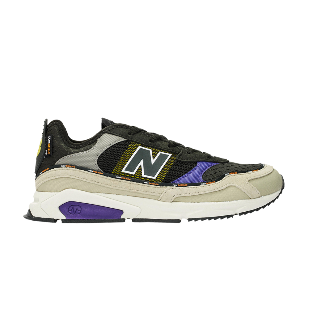 Pre-owned New Balance X-racer 'olive Purple' In Green
