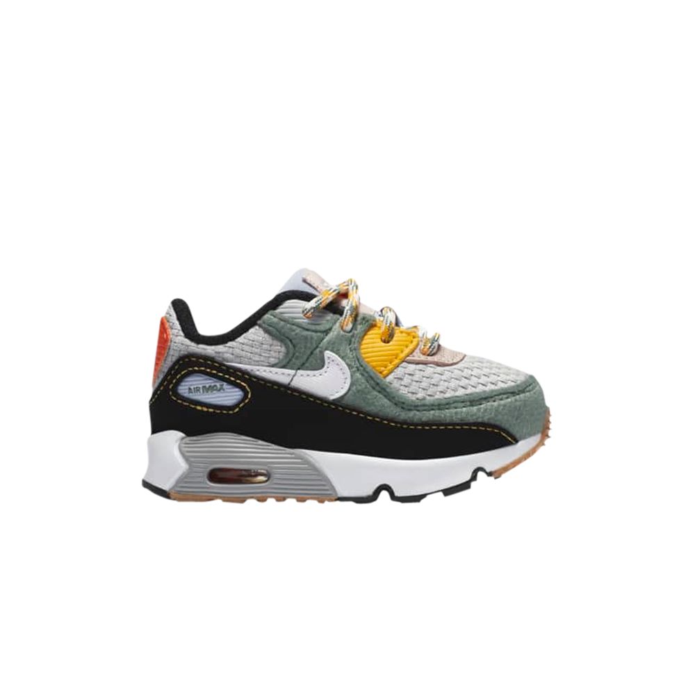 Pre-owned Nike Air Max 90 Td 'swoosh Compass' | Green | Infant Size 10