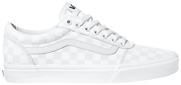 Vans Ward Checkerboard   White