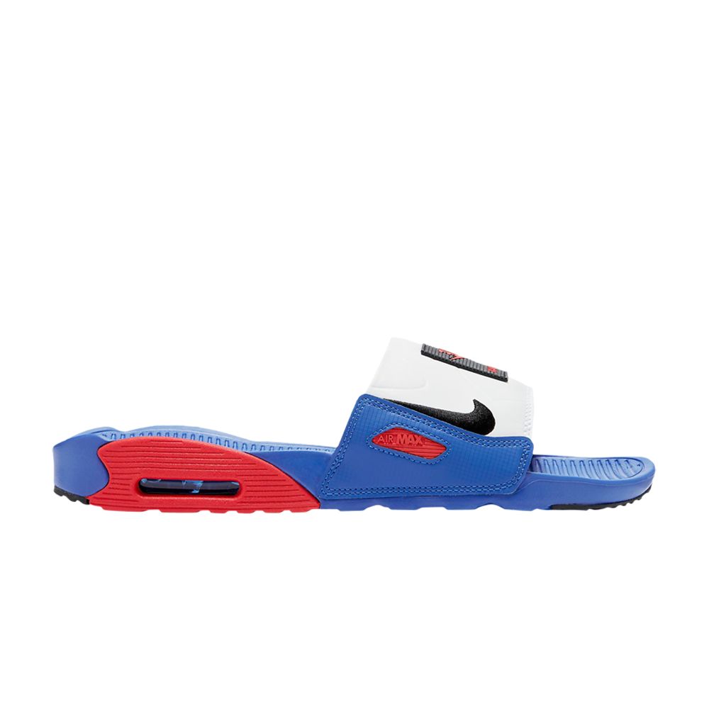 Nike Air Max 90 Slide 'Game Royal Red' | Blue | Men's Size 8 - BQ4635-400