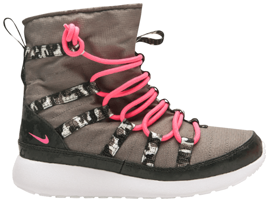 Buy Roshe Run High SneakerBoot GS 'Iron Green Pink' 654492 300 GOAT