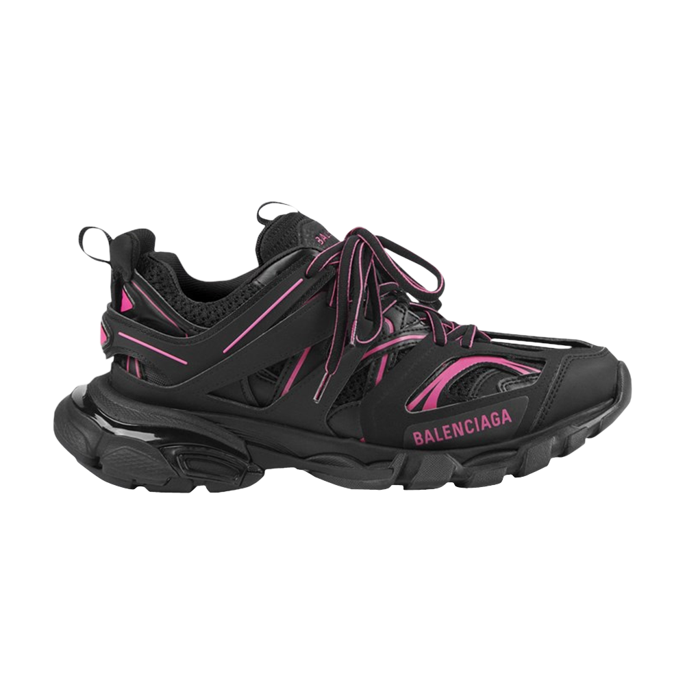 Balenciaga Wmns Track Sneaker Black Neon Pink  GOAT