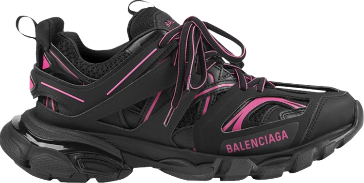 Balenciaga Wmns Track Sneaker 'Black Neon Pink'