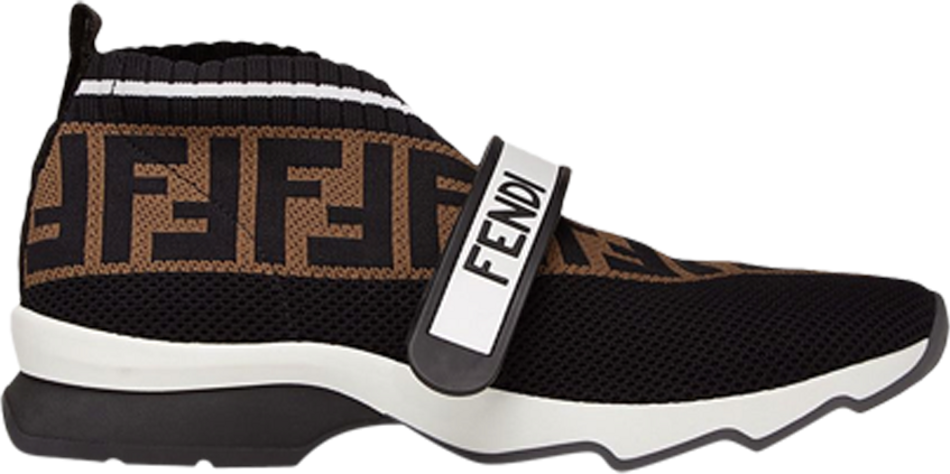 Buy Fendi Wmns FF Motif Rockoko Sneaker 'Black Brown' - 8E6701 A5JF ...
