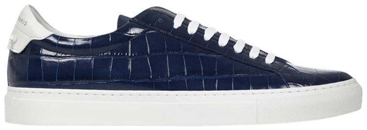 Givenchy Urban Street Low Blue Crocodile