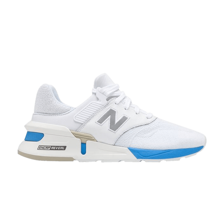 New balance 997 sport white with light cobalt outlet
