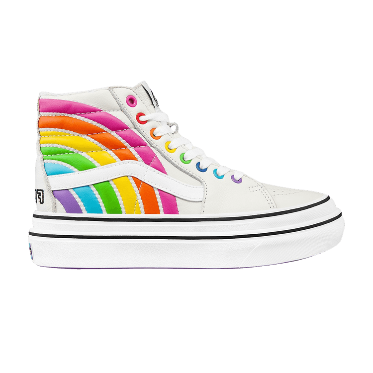 Buy Flour Shop x Super ComfyCush Sk8 Hi Rainbow VN0A54EU2N7 GOAT UK