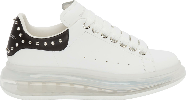 Buy McQueen Wmns Oversized Sneaker 'Clear Sole Studded - White Black' - 650814 WHZ4X 9089 - White | GOAT