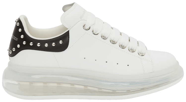 Buy McQueen Wmns Oversized Sneaker 'Clear Sole Studded - White Black' - 650814 WHZ4X 9089 - White | GOAT