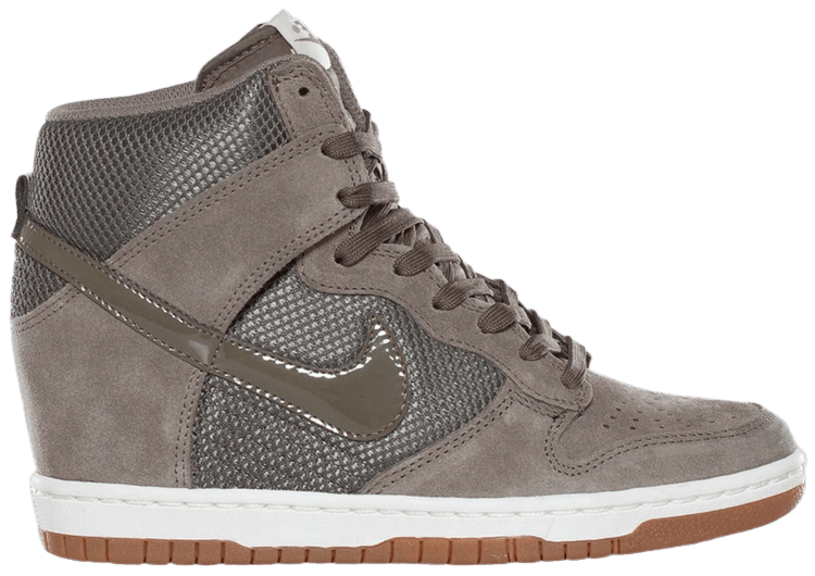Nike Wmns Dunk Sky High Tarp Green Gum