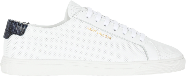Saint Laurent Andy 'Perforated - White Blue Snake'