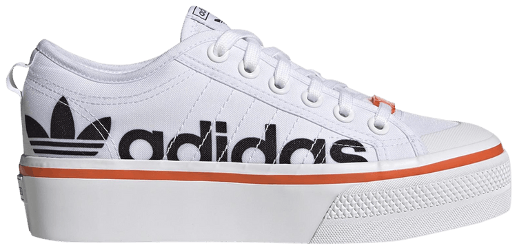 Adidas Wmns Nizza Platform White Black