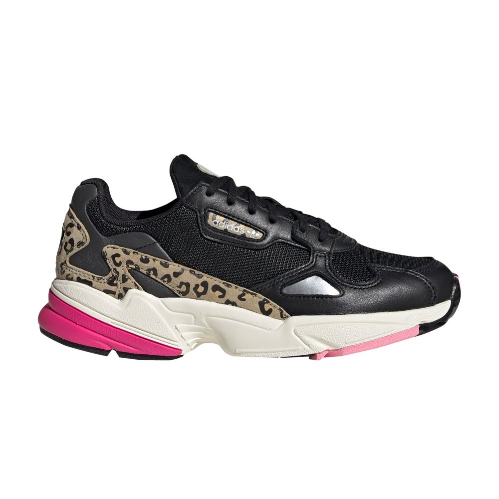 Pre-owned Adidas Originals Wmns Falcon 'leopard' In Black