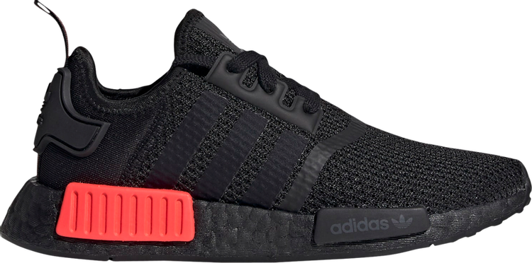 NMD R1 J Black Solar Red