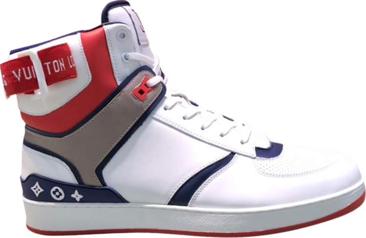 Louis Vuitton Rivoli Sneaker Boot 'White Blue Red'