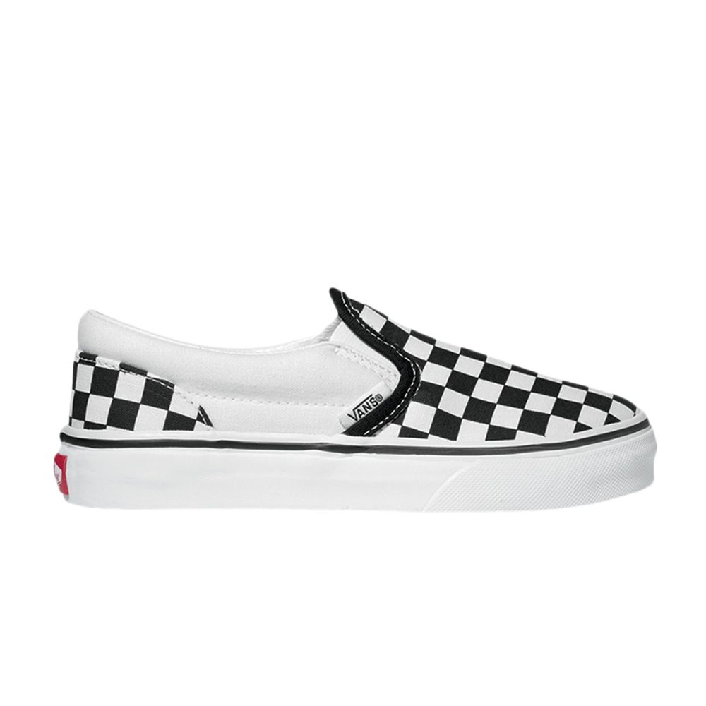 Vans Classic Slip-On Kids 'Checkerboard' | White | Kid's Size 11.5