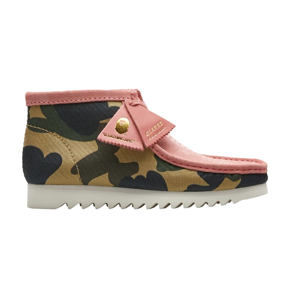 A Bathing Ape x Clarks Wallabee 'Coral Combi' | Multi-Color | Men's Size 12 - 261-49863