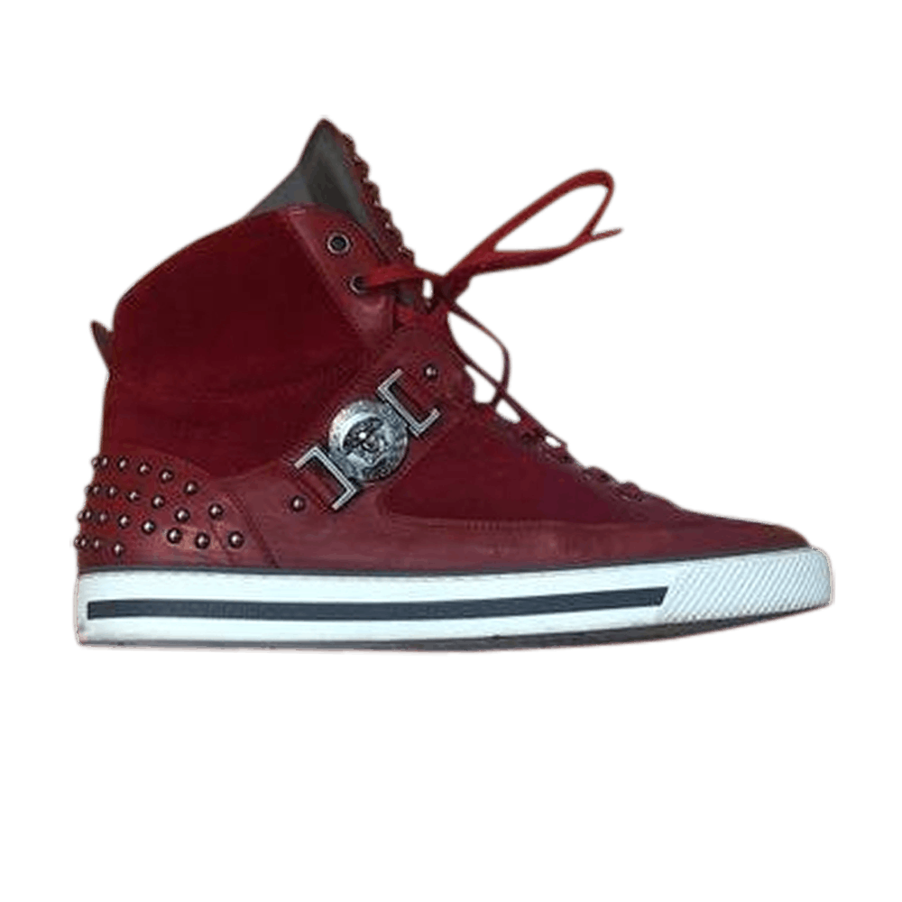 versace red high tops
