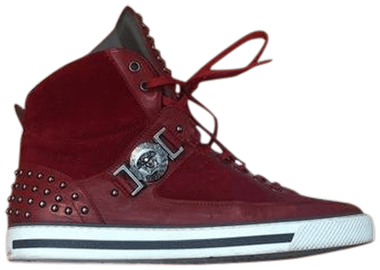 Versace Medusa Studded High Hot Red