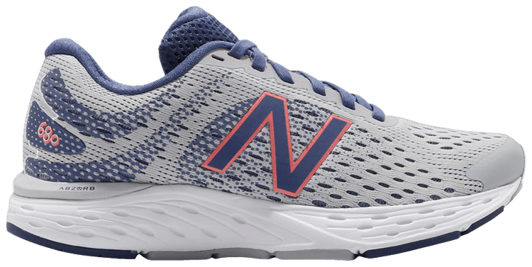 New Balance Wmns 680v6 Wide Grey Blue
