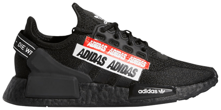Buy NMD_R1 V2 J 'Overbranded - Core Black' - H02540 | GOAT