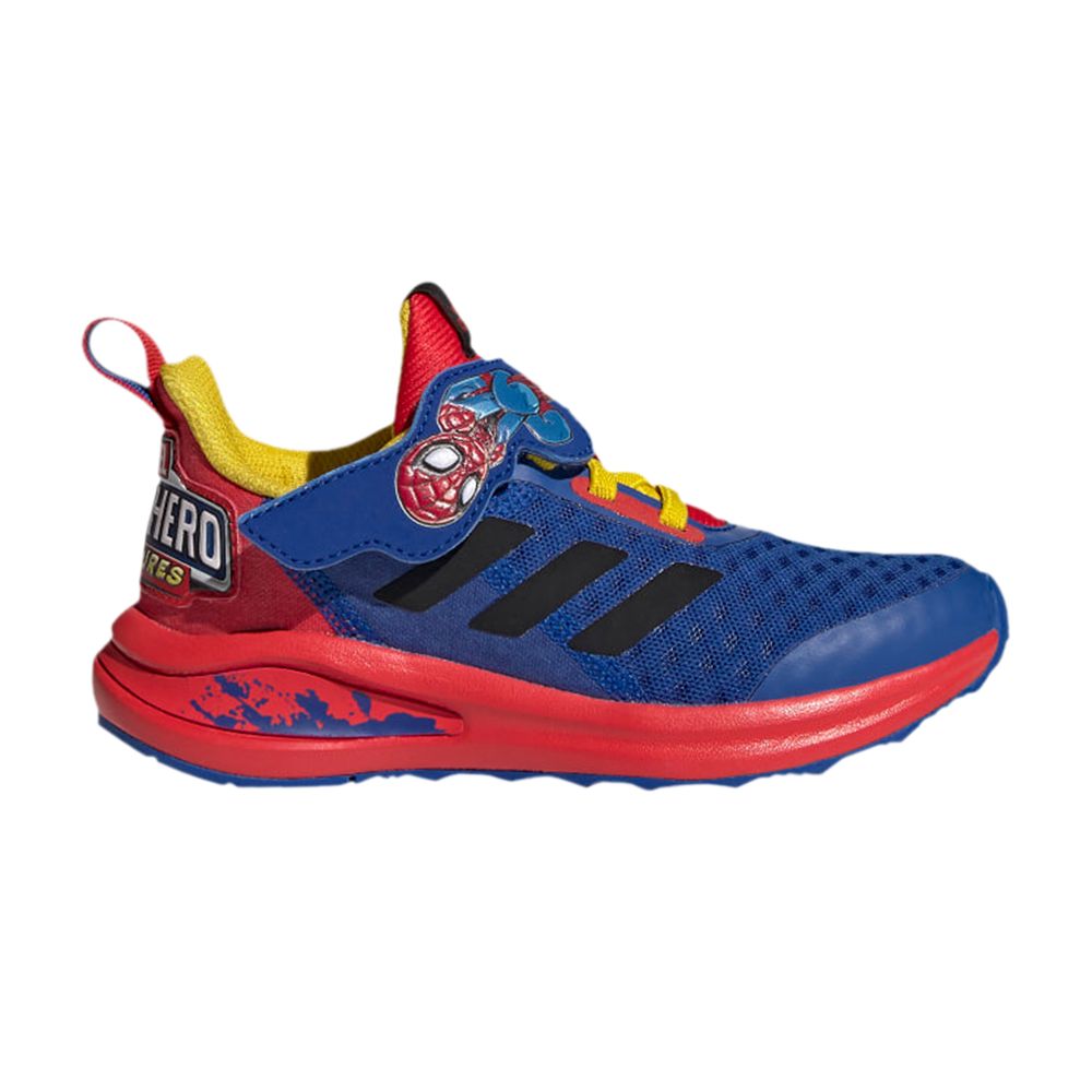 Pre-owned Adidas Originals Adidas Marvel X Fortarun J 'spider Man' | Blue | Kid's Size 13.5