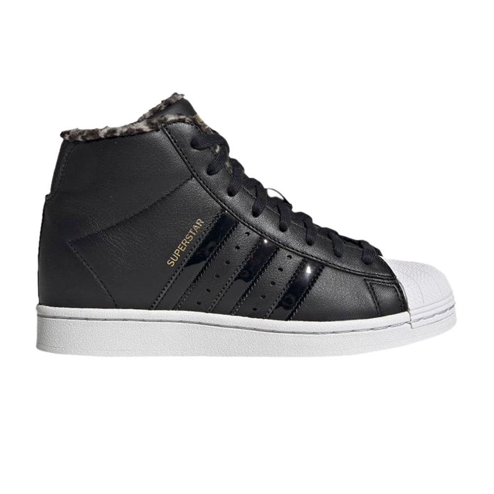adidas Wmns Superstar Up 'Faux Leopard Fur' | Black | Women's Size 5.5