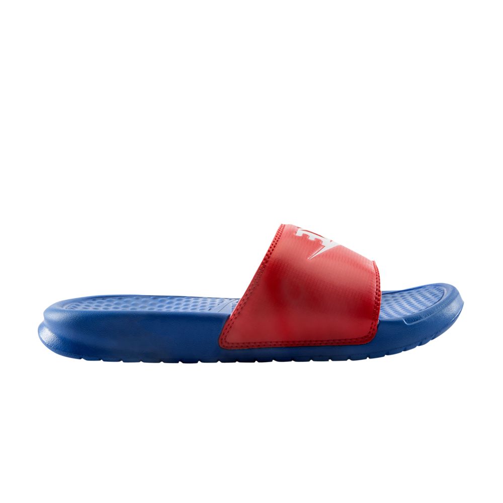 Nike Wmns Benassi JDI Slides 'Game Royal University Red' | Blue | Women's Size 5 - 343881-409