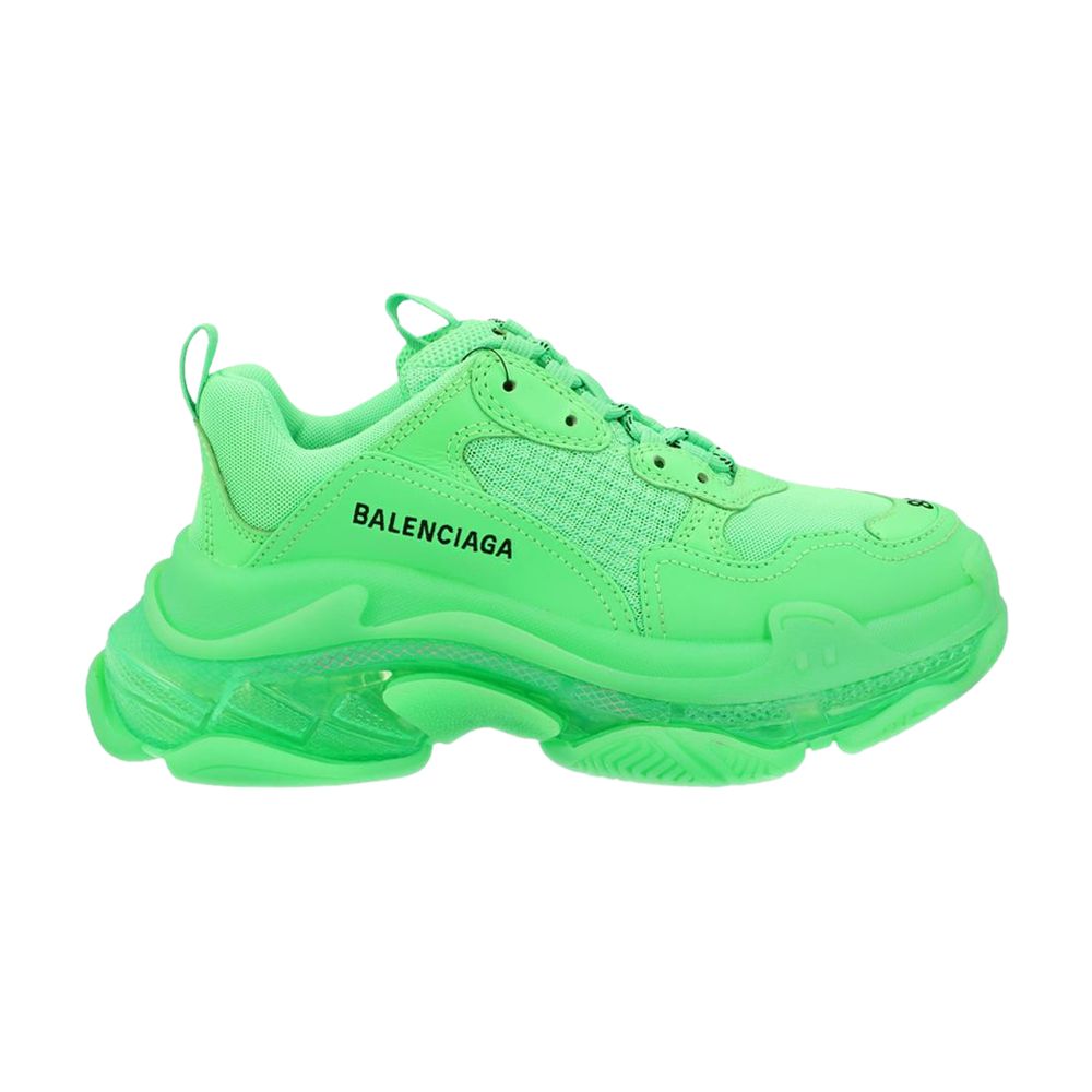 Pre-owned Balenciaga Wmns Triple S Sneaker 'green' | Women's Size 37