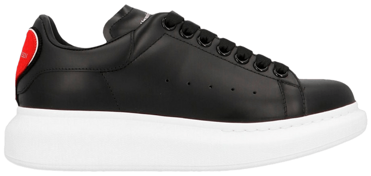 Buy Alexander McQueen Wmns Oversized Sneaker 'Heart - Black Buy Alexander McQueen Wmns Oversized Sneaker 'Heart - Black