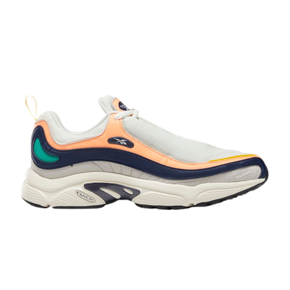 Pre owned Reebok Daytona Dmx chalk Sandstone Navy In Cream