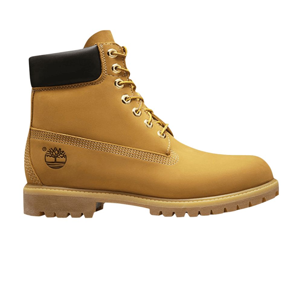 Pre-owned Timberland 6 Inch Premium Waterproof Boot Junior 'wheat' | Tan | Kid's Size 1