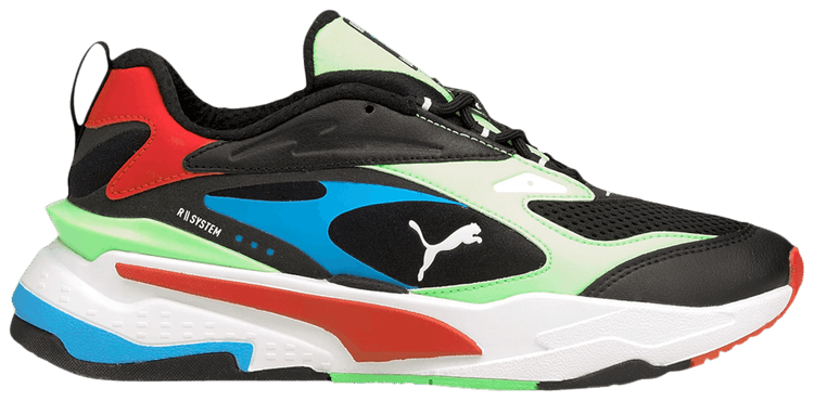 Puma RS Fast Jr Black Elektro Green