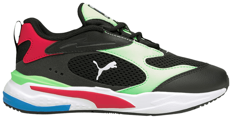 Puma RS Fast Little Kid Black Elektro Green