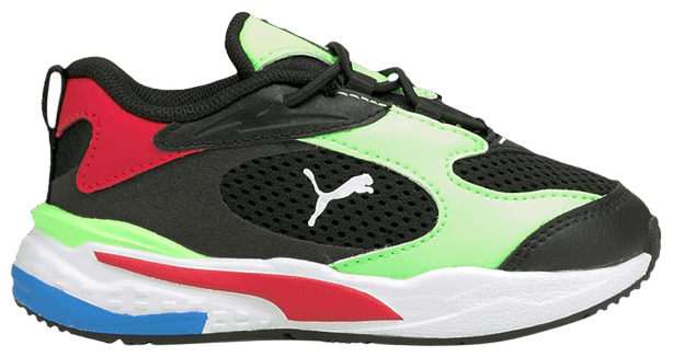 Puma RS Fast Infant Black Elektro Green