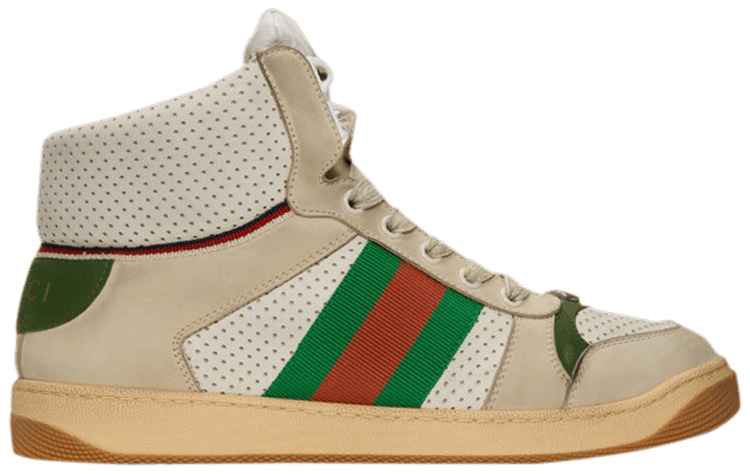 Gucci Screener High White Green