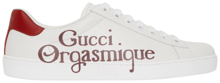 Gucci New Ace Gucci Orgasmique White Hibiscus Red