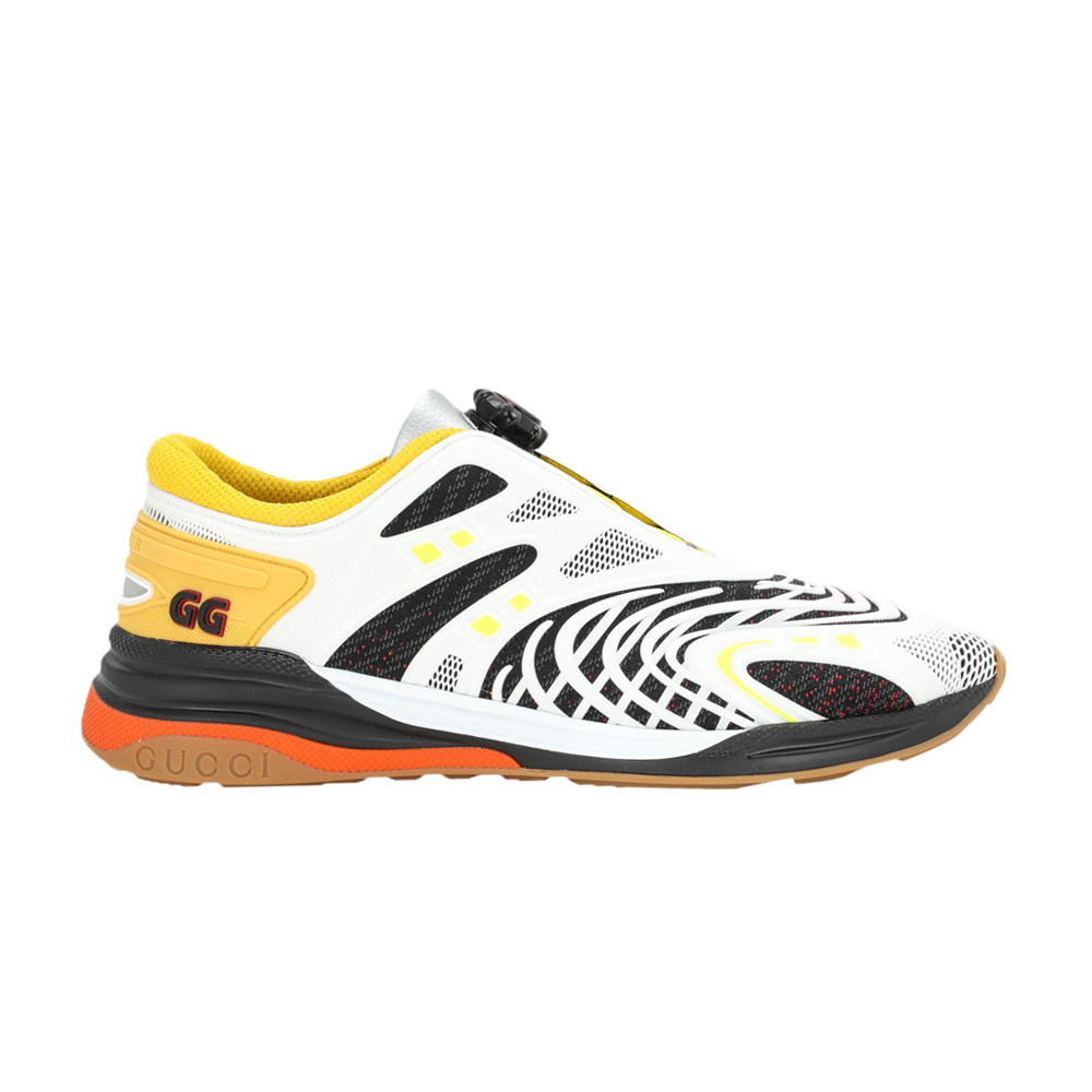 Pre-owned Gucci Ultrapace R 'white Yellow'