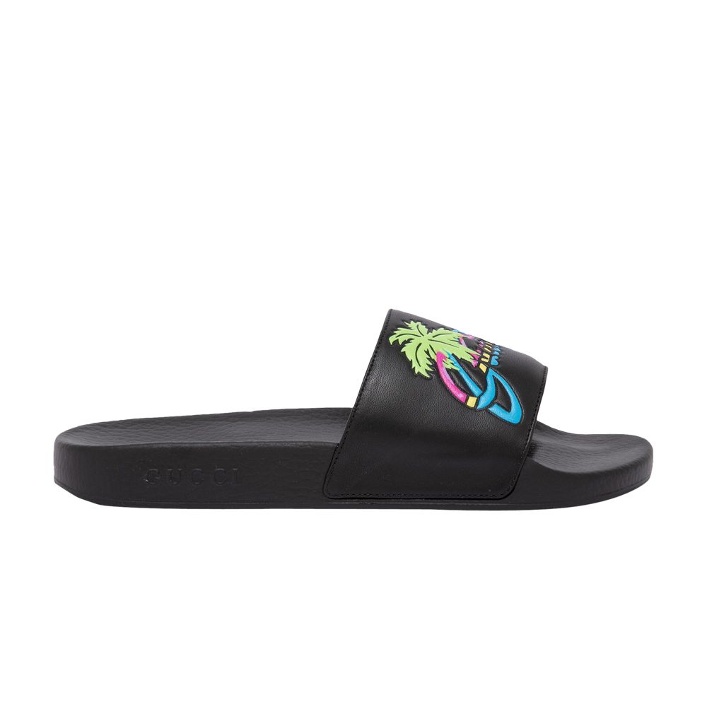 Pre-owned Gucci Pursuit Slide 'hawaii - Black'