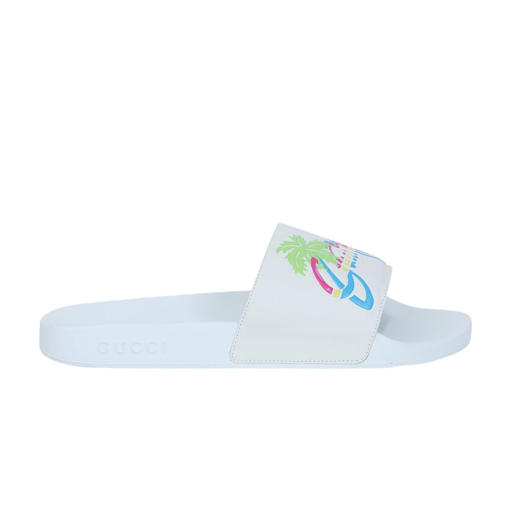 Pre-owned Gucci Pursuit Slide 'hawaii - White' | Men's Size 7